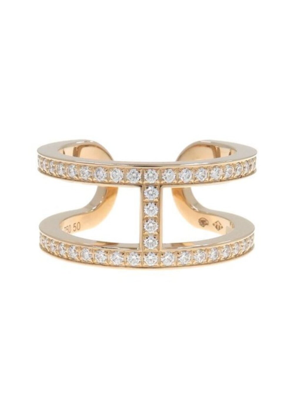 Hermes Ever Chaine D'ancre Diamond Ring